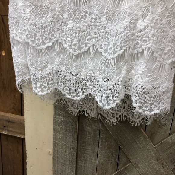 Free People NWT  White Lace Shower Dress - Picture 3 of 8